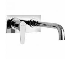 Miscelatore con piastra 19 cm a muro per lavabo d'appoggio Jacuzzi serie Inca offerta