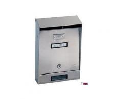 SILMEC - Cassetta postale inox 30x22 tetto apribile