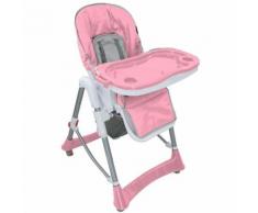 Seggiolone Per Bambini, Sedia Pieghevole Per Bambini, Rosa, Dimensioni letto disteso: 105 x 75 x 60