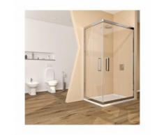 Box doccia cabina angolare 70x70 scorrevole vetro cristallo trasparente anticalcare 6mm. Acacia