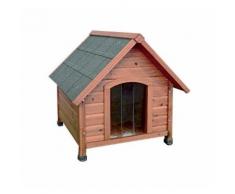 Sun Ray Cuccia Igor in legno L con tendina in plastica
