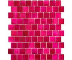 piastrelle di vetro mosaico a parete e pavimento mv-drio-rose