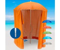 Ombrellone mare GiraFacile 200 Cm Protezione UV tenda spiaggia pesca ZEUS | Arancione