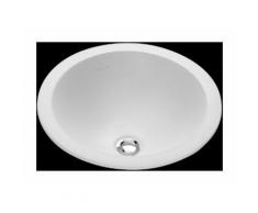 Lavabo da Incasso Soprapiano Villeroy & Boch Mod. Loop & Friends Ø 390 mm Cod. 61403901 Bianco alpin