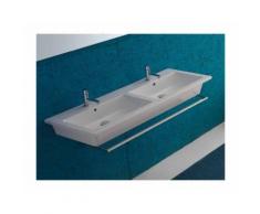 Lavabo doppia vasca FORTY3 - 125 x 47 cm - cod. FO125 - GLOBO | Felce - Globo FE - Senza