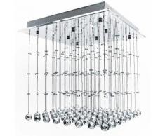 Lampadario Da Soffitto Con Pendenti In Cristallo Di Vetro Moderno A++ 50x50x50cm