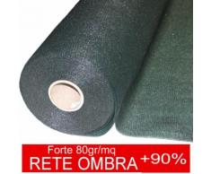 STI Rete Ombreggiante Ombra Telo Verde Giardino + 90% H.300cm x 100mt Frangisole Frangivista