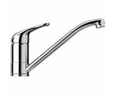 RUBINETTO MISCELATORE LAVELLO CUCINA CON CANNA ACQUA BASSA CORALLO