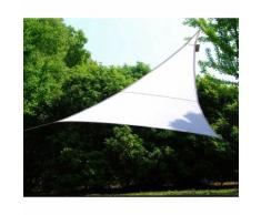 Vela Telo Ombreggiante 5x5 Triangolare Bianco Giardino Ombra Sole Tenda Parasole