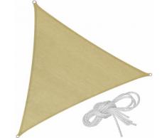 vela ombreggiante triangolare in polietilene 620 x 620 x 620 cm