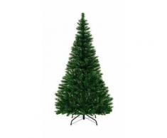 Albero di natale abete artificiale misure diverse e in omaggio 103 addobbi altezza (cm) 180 cm con