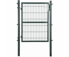 Cancello a Rete da Giardino Porta da Cortile con Serratura e Chiavi Robusto e Resistente Dimensioni