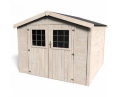 Casetta in Legno Blockhouse 28mm Ricovero Rimessa per Attrezzi Casa da Giardino