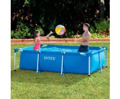 Piscina fuoriterra da giardino piscina montabile intex rettangolare misure: 220x150x60