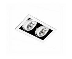 GINGKO Faretto da incasso soffitto 2 lampade bianco FARO 03030201