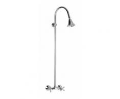 Rubinetto doccia con colonna lusso e soffione doccia a campanella - serie liberty