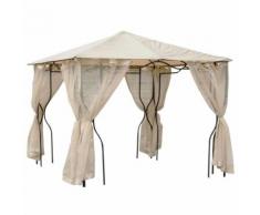 Gazebo Colorado con zanzariere - 300 x 300 cm