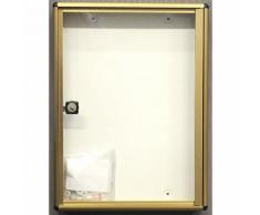 Bacheca porta avvisi Alubox alluminio Bc1 30 x 40 bronzo