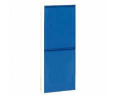 ARMADIO 2 cubi bianchi / BLU