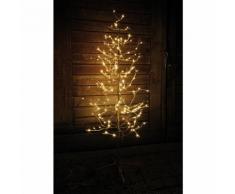 ALBERO LUMINOSO CON 280 LED BIANCO CALDO H180CM ORO ALBERO NATALE LUCI