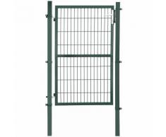 Cancello a Rete da Giardino Porta da Cortile con Serratura e Chiavi Robusto e Resistente Dimensioni