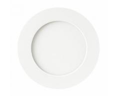 Confezione da 5 Pz di Plafoniera Led Slim 16W Cornice Bianca Applique Tondo Bianco Neutro 4000K