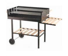 Barbecue A Carbone Con 2 Griglie In Acciao Soriani Sun-day