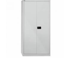 Armadio con ante a battente UNIVERSAL ,alt. x largh. x prof. 1950 x 914 x 400 mm, 4 ripiani, 5 file raccoglitori BISLEY