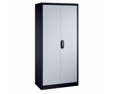 Armadio in acciaio da ufficio con ante a battente ,alt. x largh. x prof. 1950 x 930 x 500 mm CP