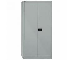 Armadio con ante a battente UNIVERSAL ,alt. x largh. x prof. 1950 x 914 x 400 mm, 4 ripiani, 5 file raccoglitori BISLEY