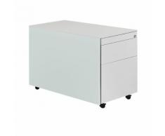 Cassettiera con rotelle ,alt. x prof. 570 x 800 mm, 1 cassetto portamateriale, 1 supporto per cartelle sospese mauser