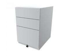 Cassettiera con rotelle Note™, con 2 cassetti universali, 1 supporto per cartelle sospese ,alt. x largh. x prof. 645 x 420 x 565 mm BISLEY