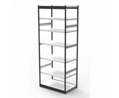 Scaffale modulare per ufficio, senza parete posteriore ,altezza scaffale 2600 mm