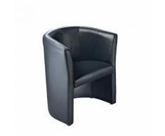 Poltrona da club ,rivestimento in pelle