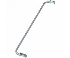 Corrimano in alluminio ,per scala a gradini per scaffalature con 11 - 18 gradini