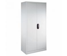 Armadio in acciaio da ufficio con ante a battente ,alt. x largh. x prof. 1950 x 1200 x 400 mm CP