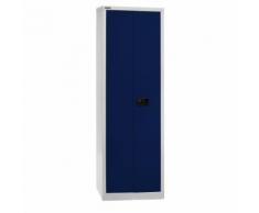 Armadio con ante a battente UNIVERSAL ,alt. x largh. x prof. 1950 x 600 x 400 mm, 4 ripiani, 5 file raccoglitori BISLEY