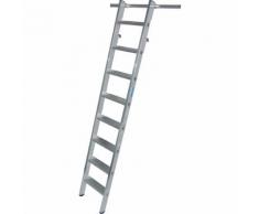 Scala a gradini per scaffalature ,agganciabile, 2 coppie di ganci di sospensione