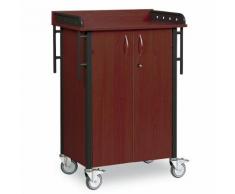 Carrello di servizio ,2 ripiani, 2 ante