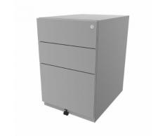 Cassettiera con rotelle Note™, con 2 cassetti universali, 1 supporto per cartelle sospese ,alt. x largh. x prof. 645 x 420 x 565 mm BISLEY
