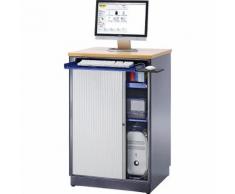 Stazione di lavoro per PC ,alt. x largh. x prof. 1110 x 1030 x 660 mm, mobile RAU