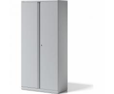 Armadio con ante a battente ESSENTIALS ,4 ripiani, 5 file raccoglitori BISLEY