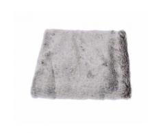 SILVER WOLF THROW PLAID CASHMERE