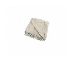 CASHMERE TOUCH PLAID LINEN CASHMERE
