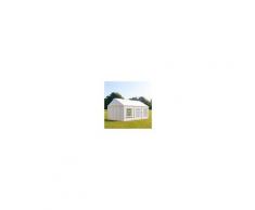 tendapro.it Tendone 3x6m PVC bianco-beige Gazebo per Feste e Giardino