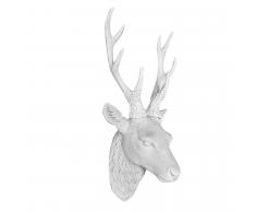 SuperStudio Trofeo da Parete CERVO -Scultura- Bianco