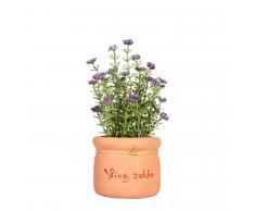 SuperStudio Pianta Decorativa con Vaso BOUQUET Lilla