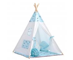 SuperStudio Tenda gioco per bambini INDIANA Azzurro