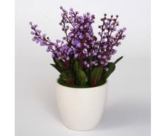 SuperStudio Pianta Decorativa di Plastica con Vaso LAVANDA Multicolor