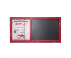 SuperStudio Quadro in Legno Stampato Lavagna BARBECUE 40x80 Legno